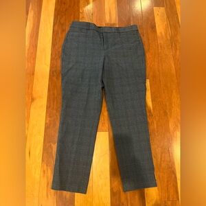 Banana Republic Trousers Womens Size 12 EUC Office Classic Quality Plaid Preppy